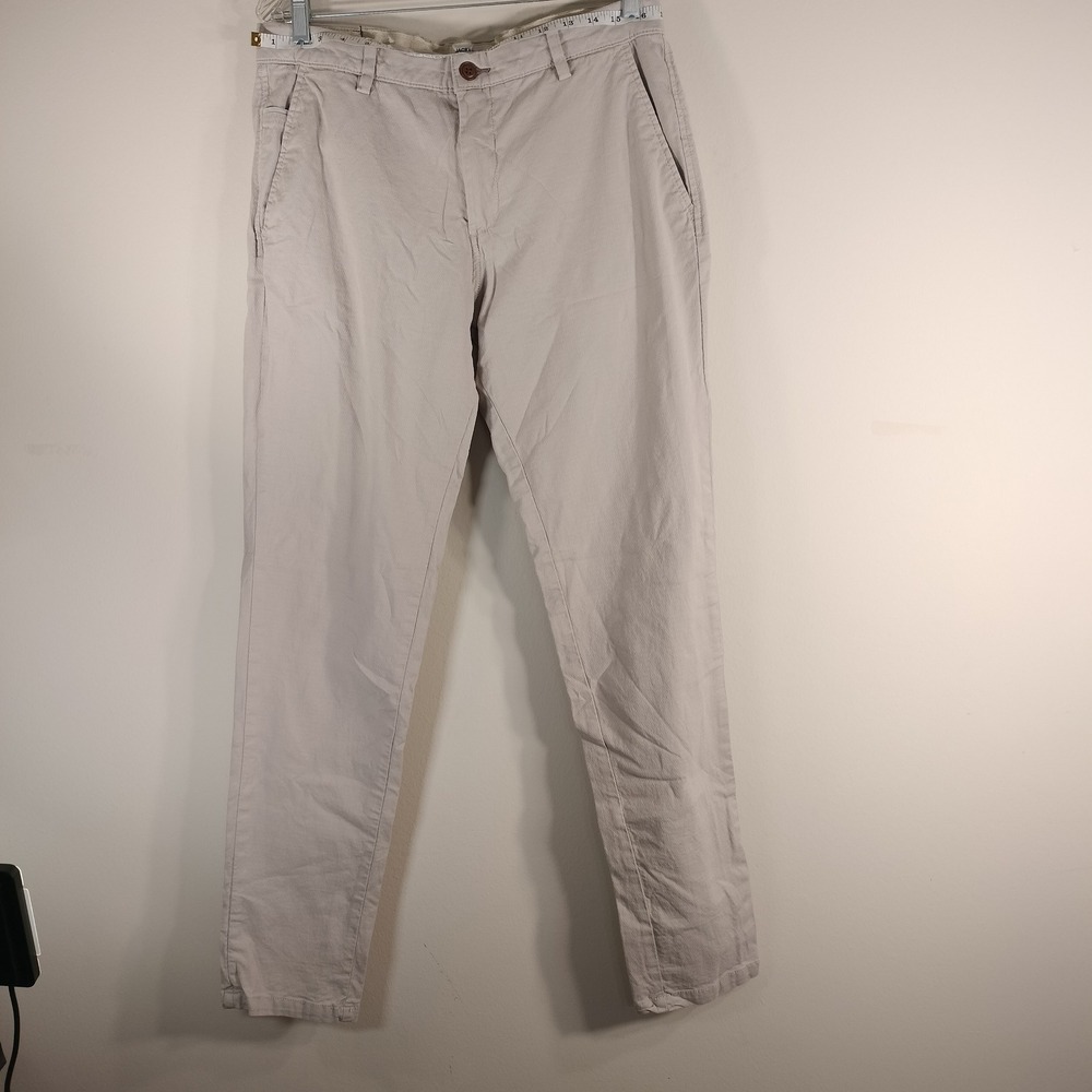 Jack & Jones Marco Slim Fit Khaki Chinos Mens 33x34 Pants Studio